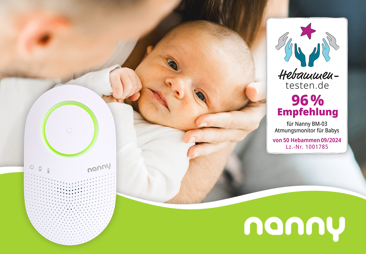 Baby breathing monitor for your peace of mind. 